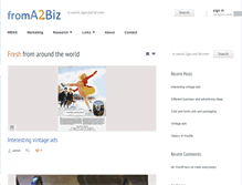 Tablet Screenshot of froma2biz.com